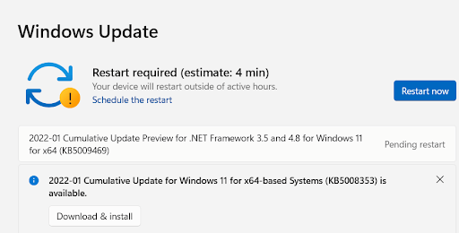 Windows update
