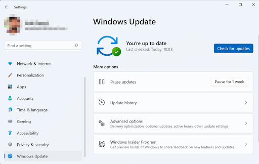 Windows update