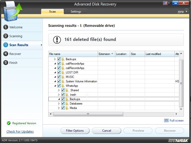 adr file found