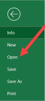 excel file open