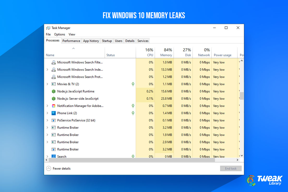 How To Fix Windows 10 Memory Leaks
