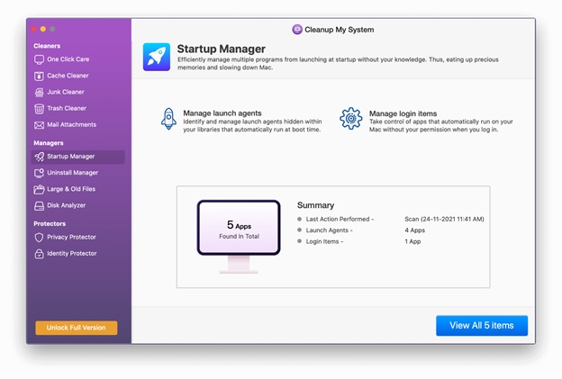 cmc startup manager