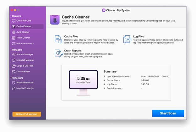 cms cache cleaner