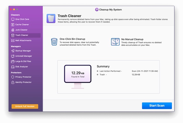 cms trash cleaner
