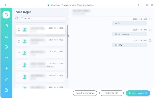message backup