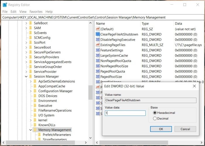 registry editor