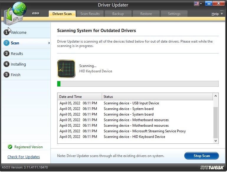 scan outdated driver