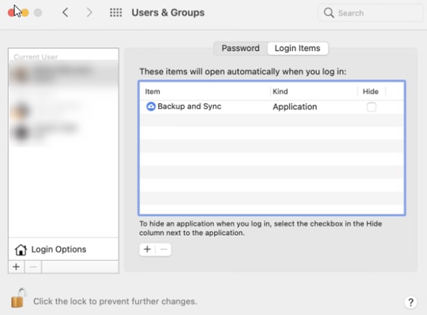 user and group