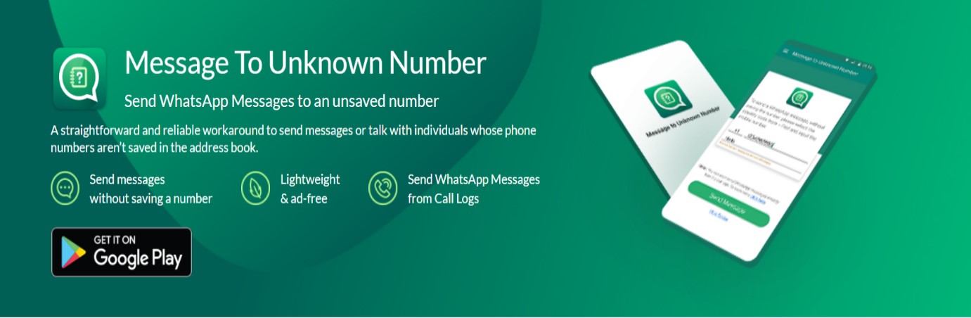 message to unknown no