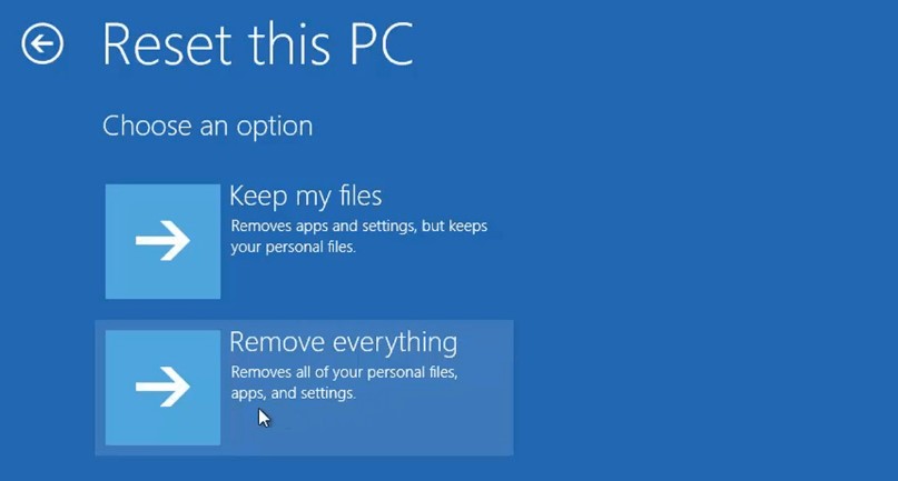 reset pc