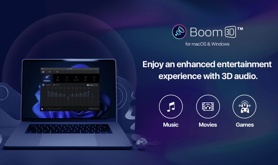 Enhance Audio Sound by Boom 3D