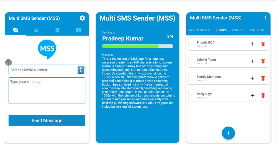 Multi SMS Sender