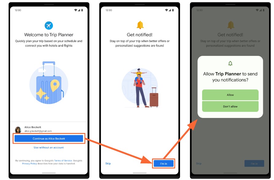 Notifications Permission Settings