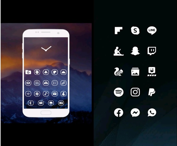 Whicons - White Icon Pack