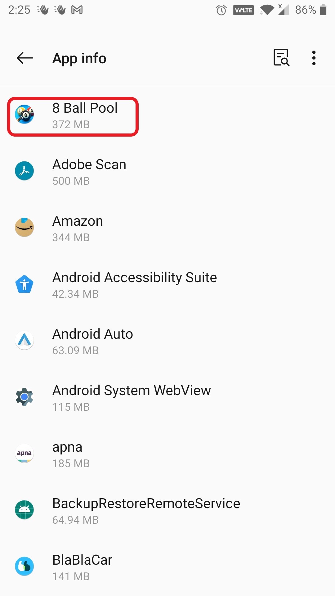 recently installed list