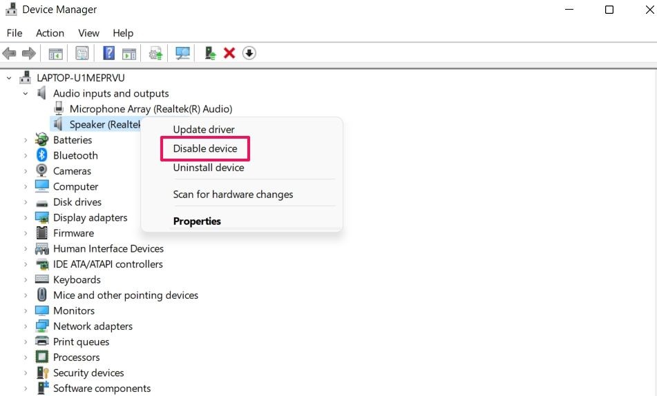 device manager