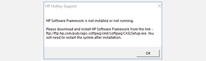 hp hotkey support