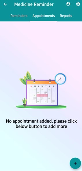 no appointment added