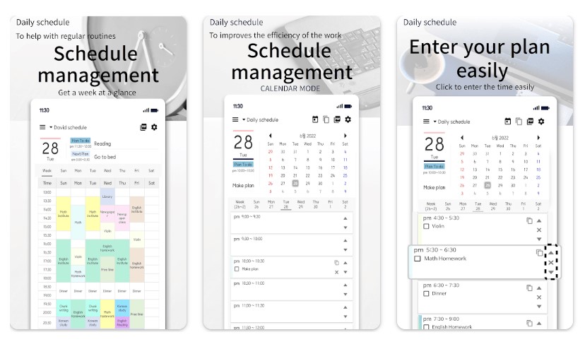 Daily Schedule
