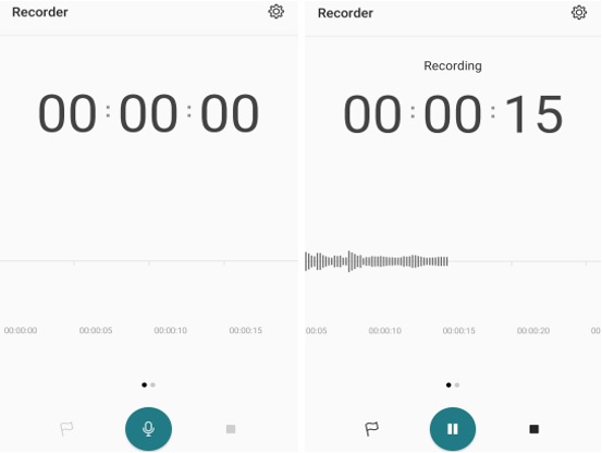 In-Built Recording Apps