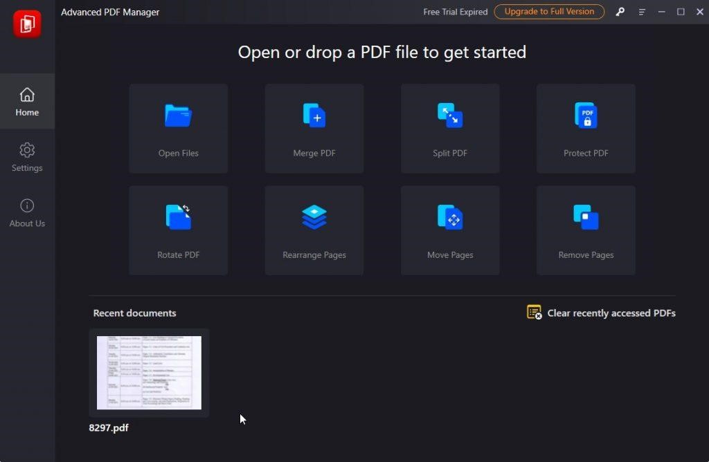open pdf