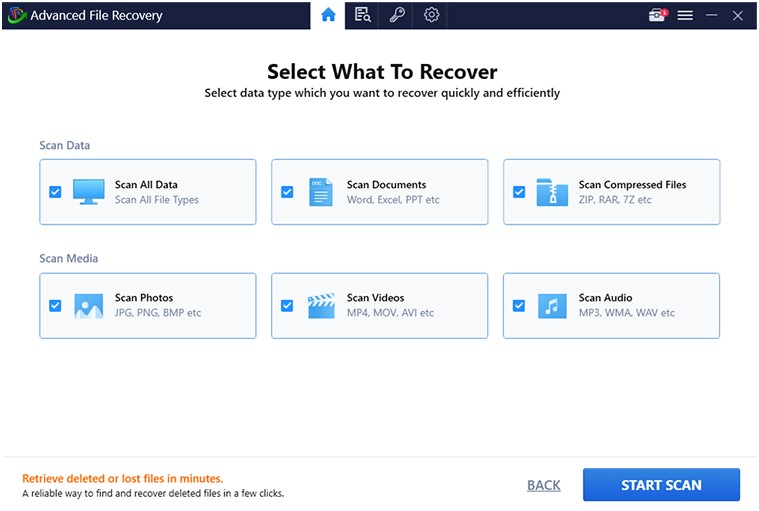 what you want to recover