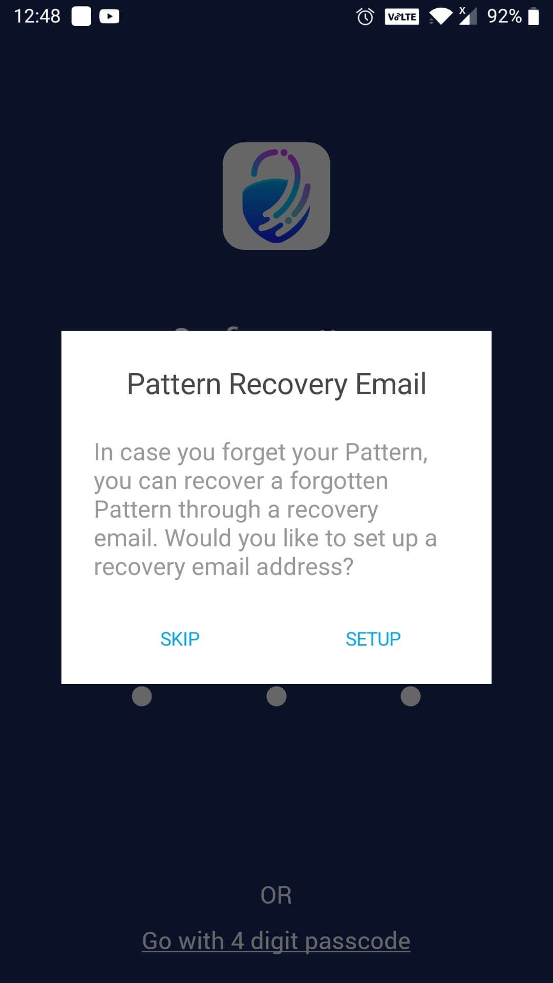 App Lock setting
