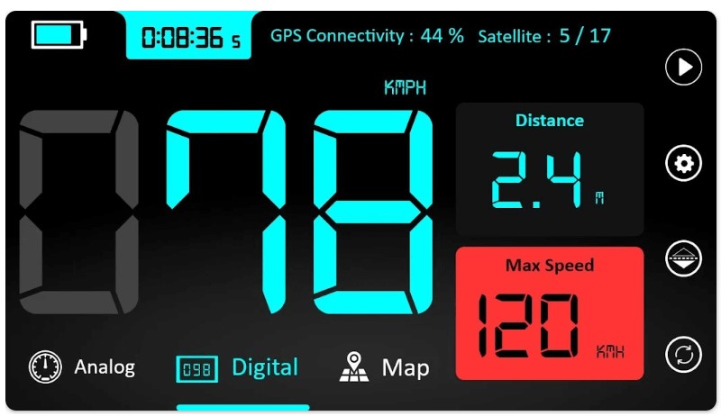 GPS Speedometer and Odometer