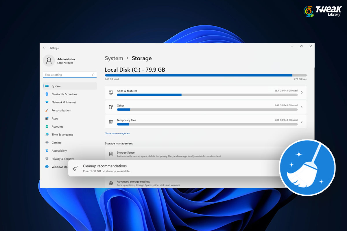 How To Clean Junk Files in Windows 11