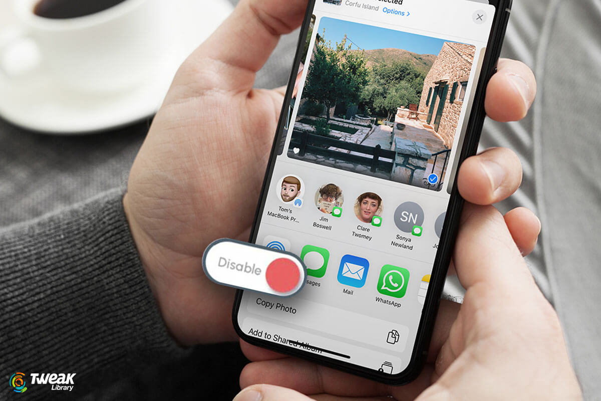 Suggested Contacts Row in Your iPhone’s Share Sheet