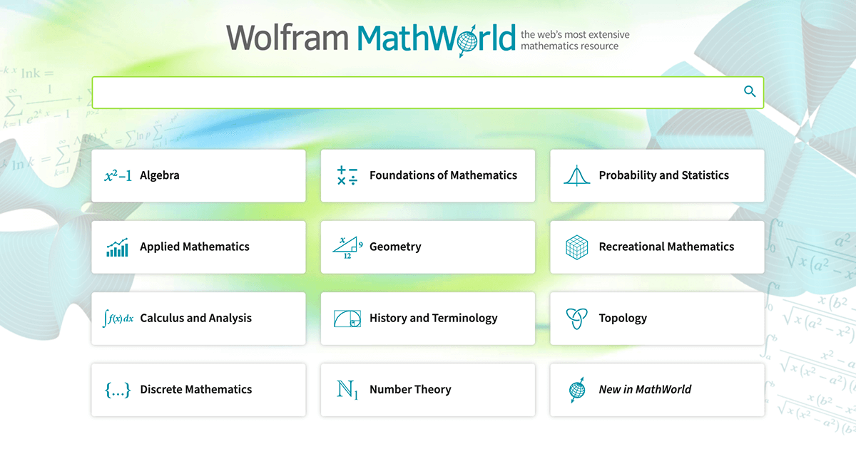 Wolfram MathWorld