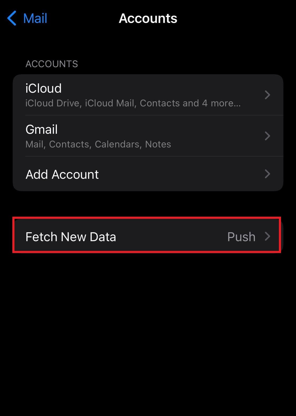 fatch new data