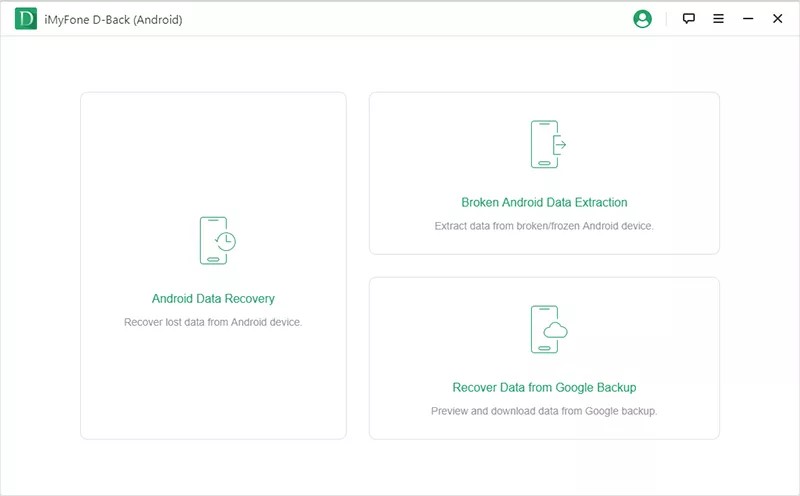D-Back Android Data Recovery tool