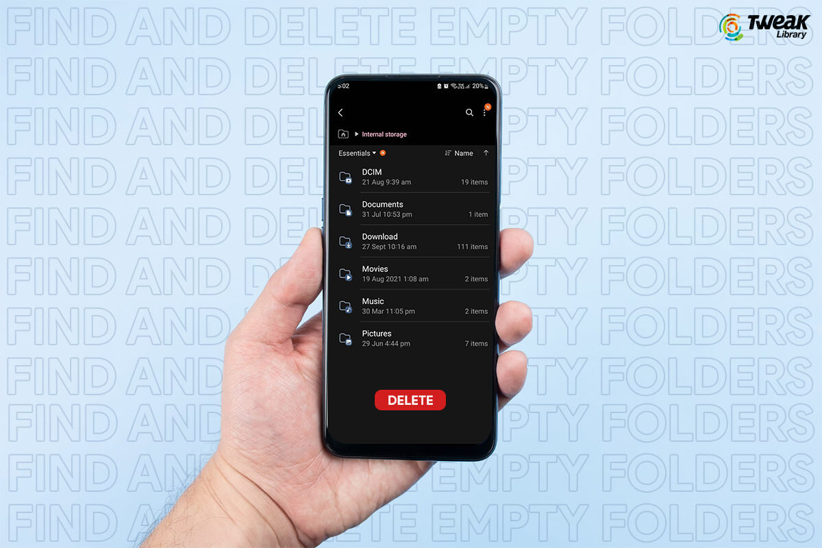 Find and Delete Empty Folders
