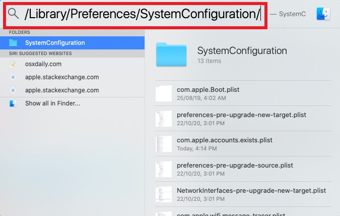 Reconfigure Network Configuration