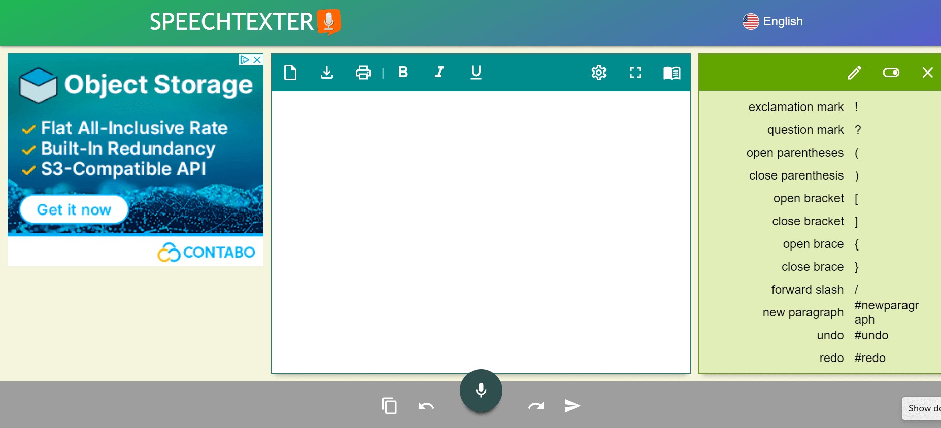 Speech Texter