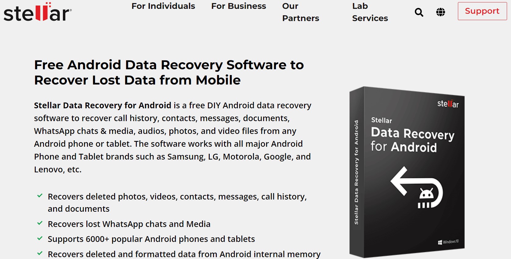 Stellar Data Recovery App For Android