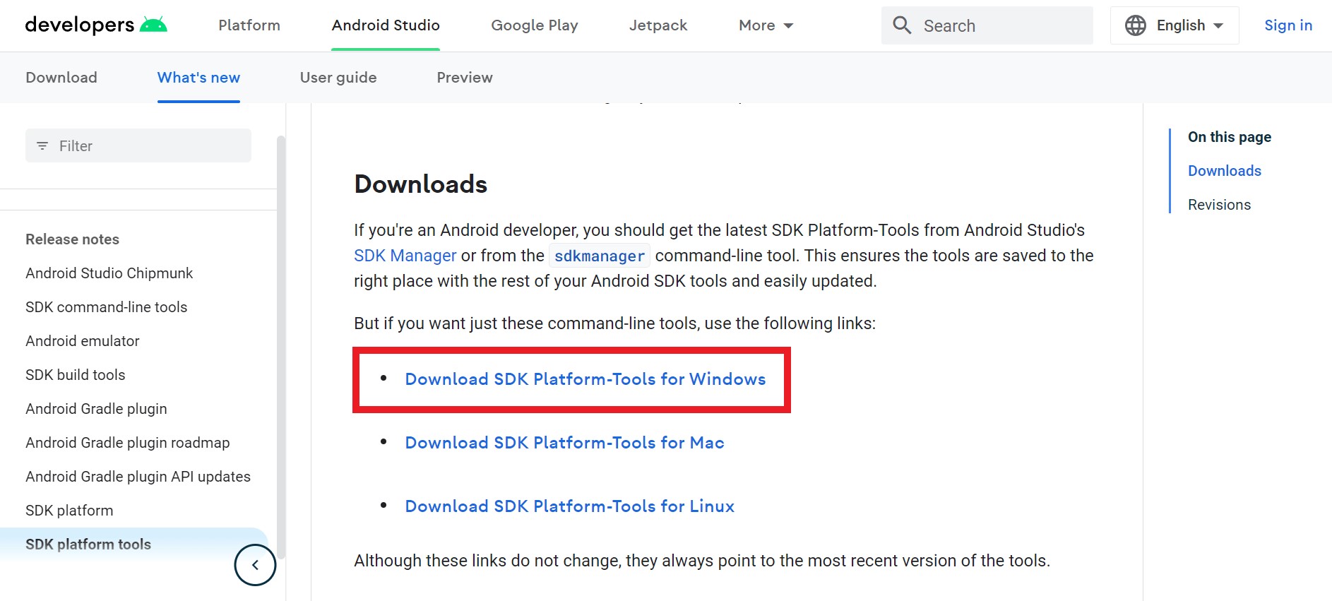 download sdk