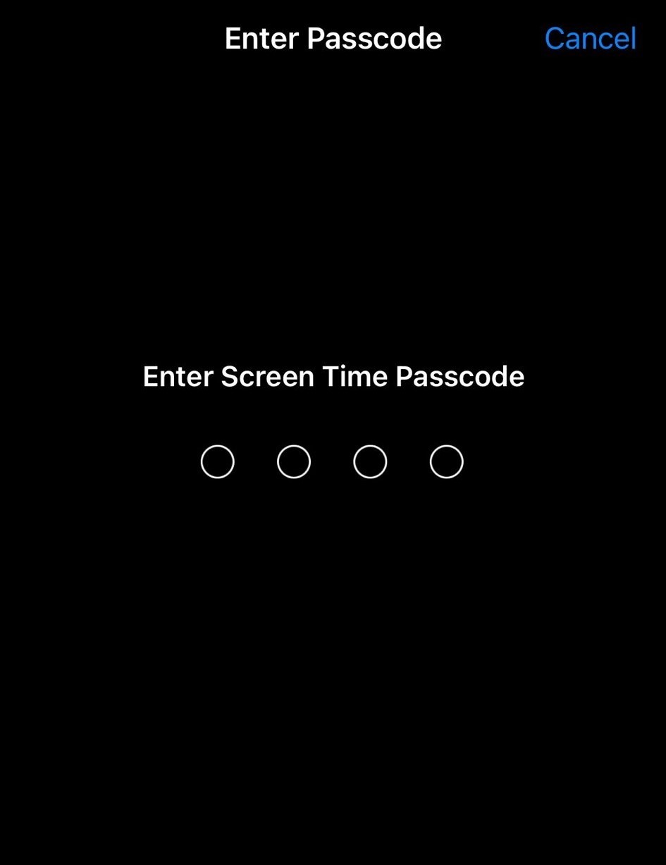 enter passode