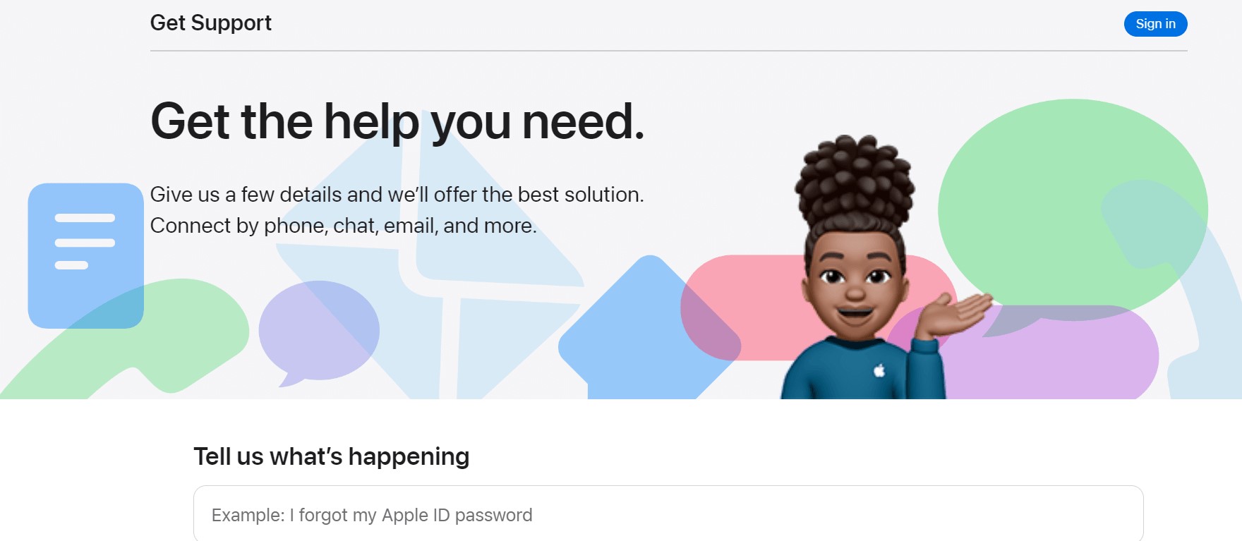 get support help