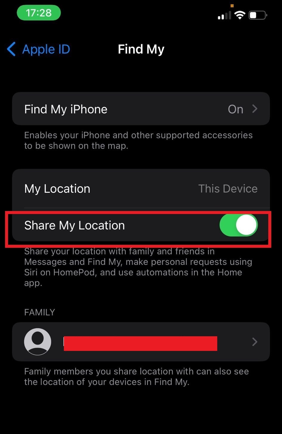 share my location