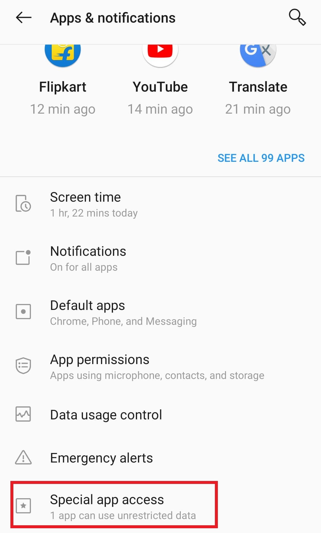 social app access