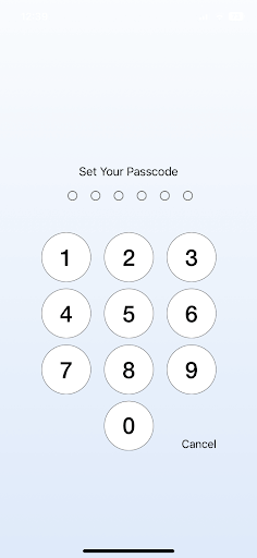 Set passcode