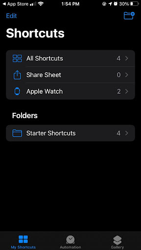Shortcut