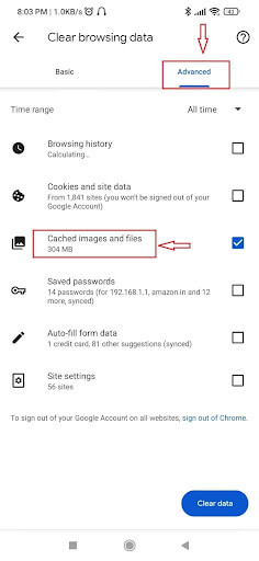 Clean Browsing History