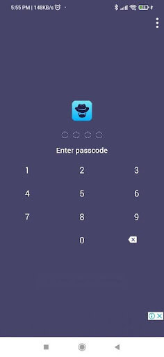 Enter passcode