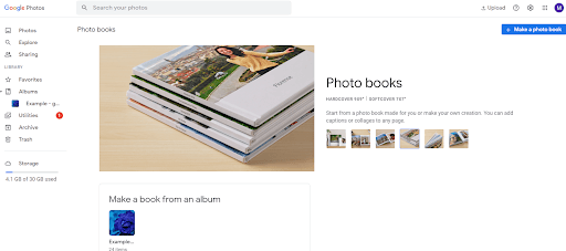 Create photo book