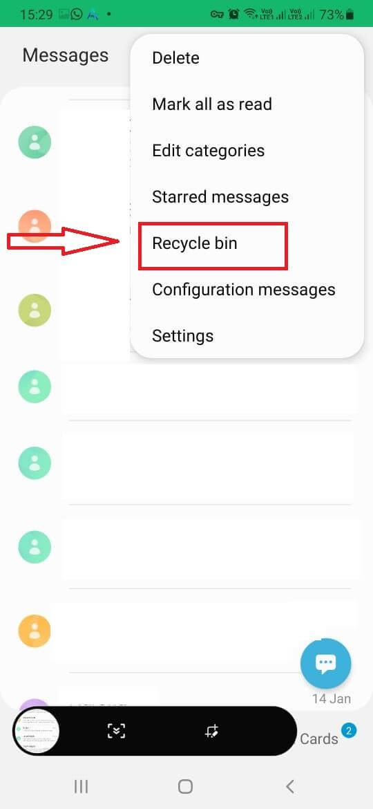 Get back deleted text