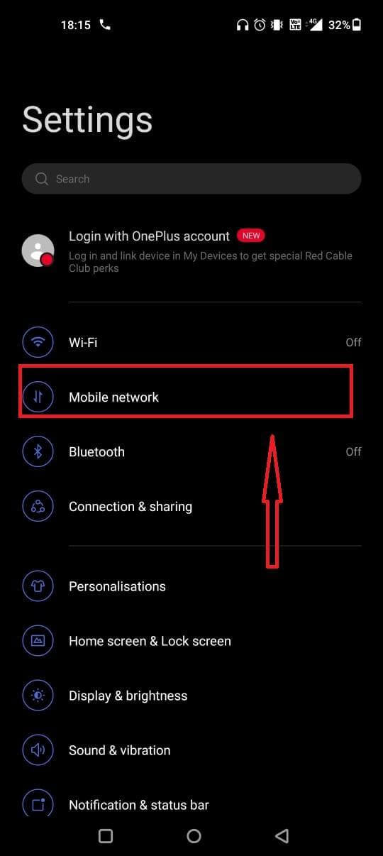 Mobile network