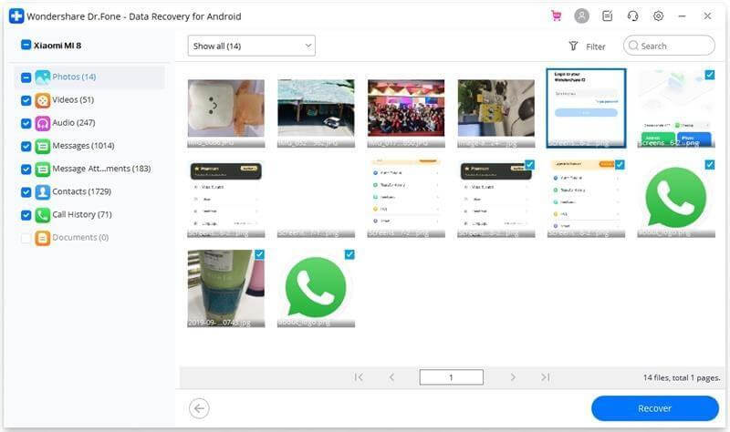 retrieve data